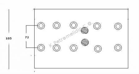 ΘΕΡΜΟΥΙΤ GRANTEX FN50 MERCEDES 107 13.2mm 17278